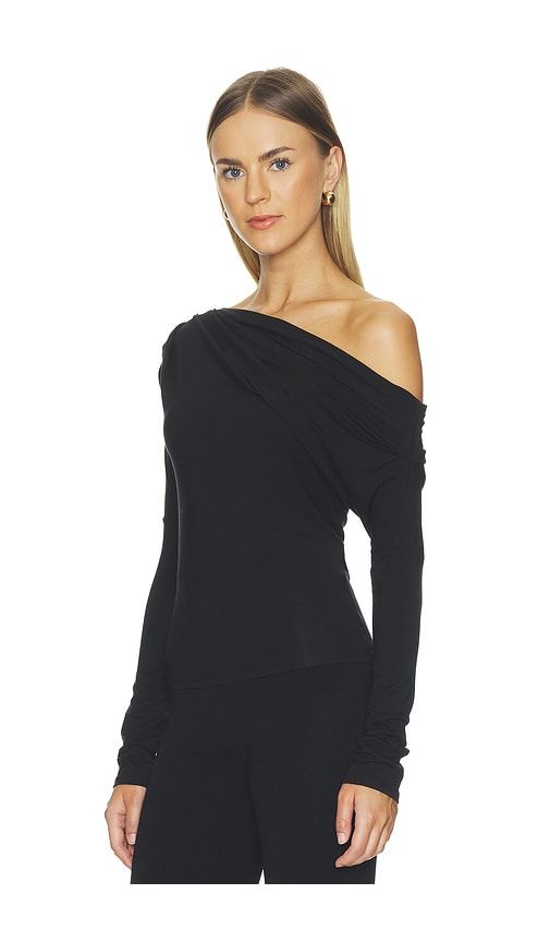 Jana Long Sleeve Draped Top in . - size L (also in M, S, XL, XS) - The Line by K - Modalova