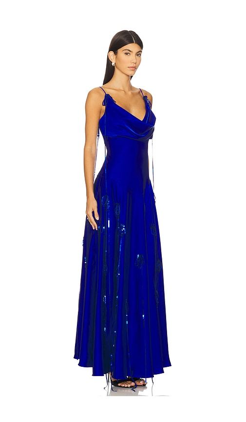 Valeria Slip Dress in Royal. - size S (also in XS) - Tyler McGillivary - Modalova