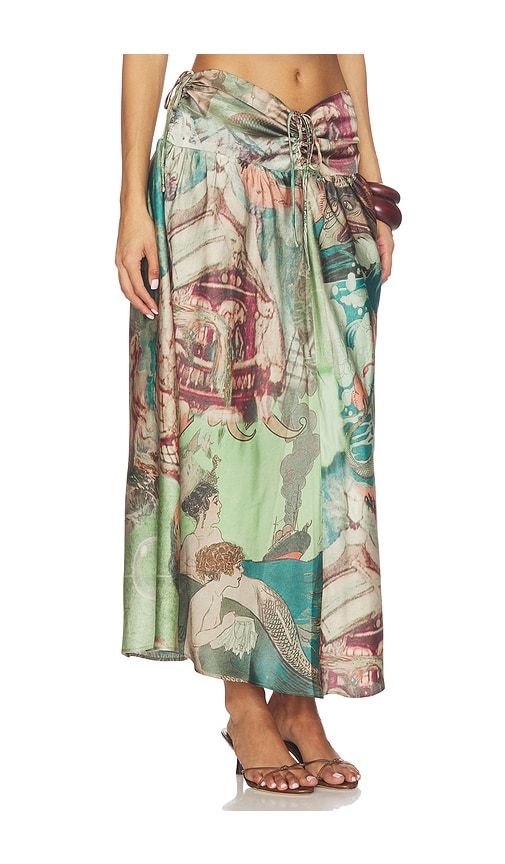 Cordelia Skirt in Sage. - size M (also in S, XS) - Tyler McGillivary - Modalova