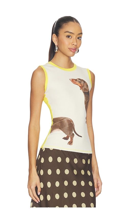 Collector Dover Tank Top in Cream,Yellow. - size S (also in XS) - Tyler McGillivary - Modalova