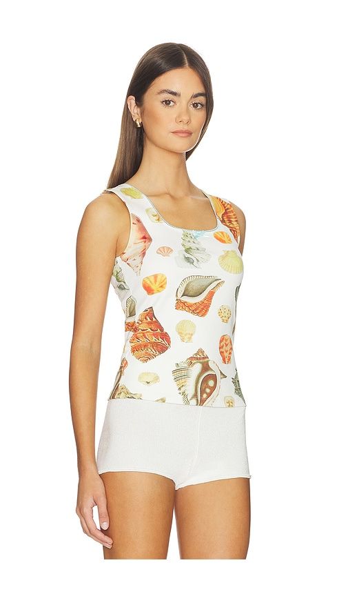 Collector Square Tank Top in White. - size M (also in S, XS) - Tyler McGillivary - Modalova