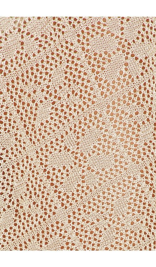 Fern Crochet Poncho in - Tiger Mist - Modalova