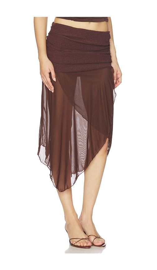 Zinnia Midi Skirt in . - size L (also in XS) - Tiger Mist - Modalova