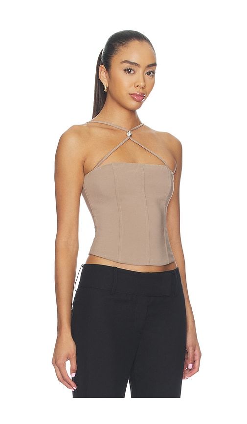 Tamora Corset Top in . - size L (also in M, S, XL, XS) - Tiger Mist - Modalova