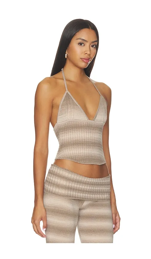 Marissa Knit Cami in . - size L (also in M, S, XL, XS, XXS) - Tiger Mist - Modalova