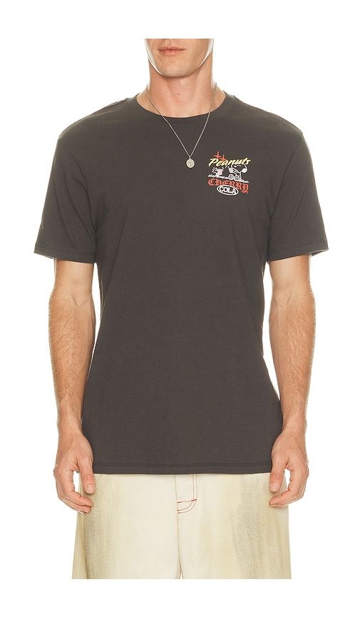 Peanuts Cherry Cola Tee in Black. - size L (also in M, S, XL/1X, XS) - The Forecast Agency - Modalova
