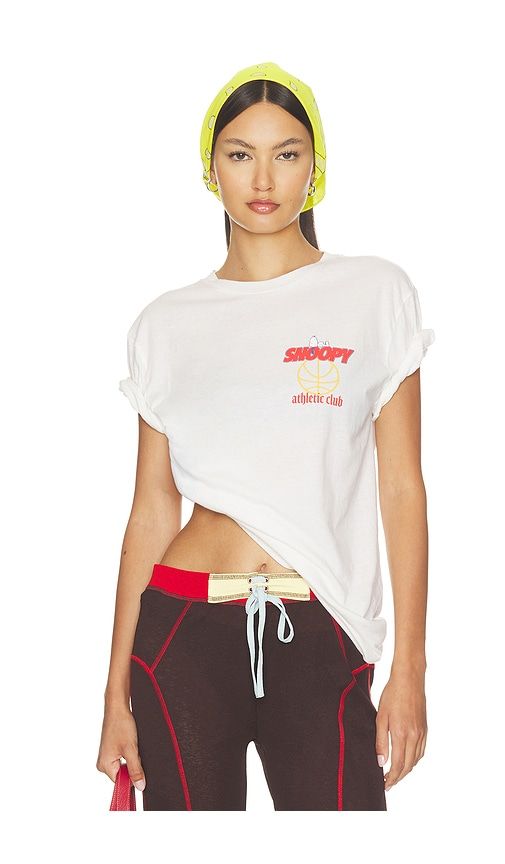Peanuts Athletic Tee in White. - size L (also in M, S, XL/1X, XS) - The Forecast Agency - Modalova