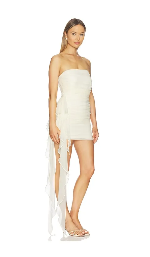 Strapless Mini Dress With Ruffle in . - size 10 (also in 6, 8) - The Sei - Modalova