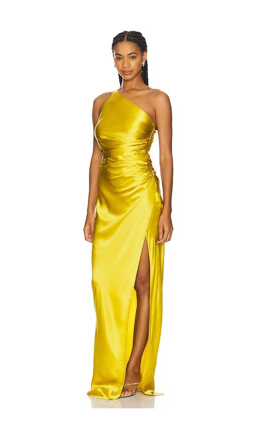 Asymmetrical Gathered Wrap Gown in . Taglia 2. Also in 4 - The Sei - Modalova