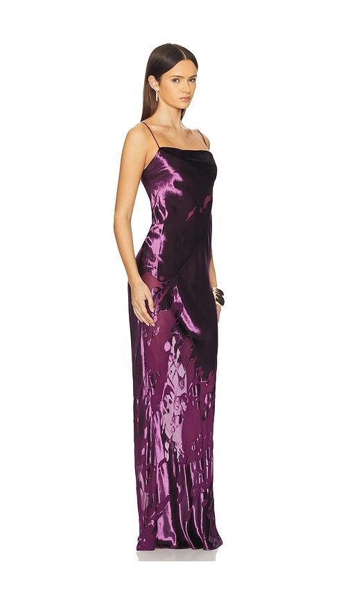 Cowl Bias Gown in Purple. - size 0 (also in 2) - The Sei - Modalova