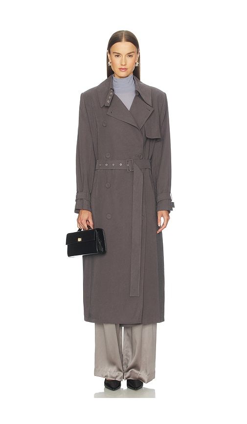 Structured Trench Coat in Grey. - size 2 (also in 4) - The Sei - Modalova