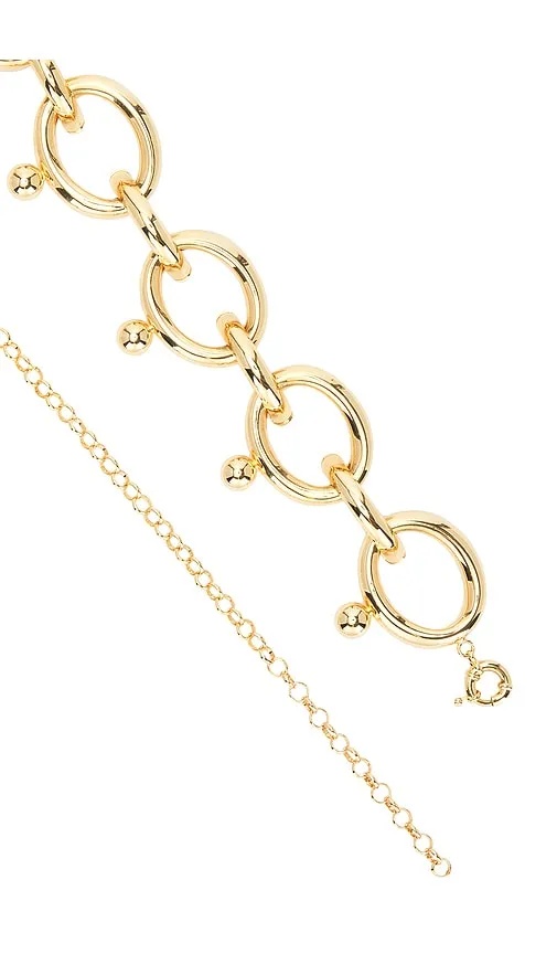 TPO Amara Belt in Metallic Gold - TPO - Modalova