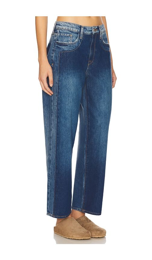 Kelly Cropped Mid Rise Straight in Blue. - size 27 (also in 28, 30) - Triarchy - Modalova
