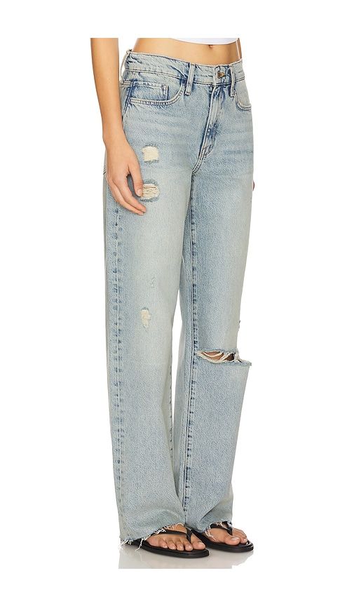 Birkin Mid Rise Straight Leg in Blue. - size 25 (also in 28, 30) - Triarchy - Modalova