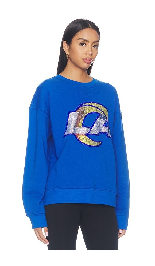 Los Angeles Rams Marquee Crew Sweatshirt in Blue. - size L (also in M, S, XS) - Terez - Modalova