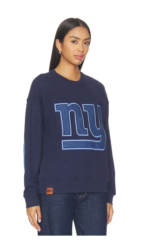 New York Giants Denim Patch Crew Sweater in . - size M (also in S, XS) - Terez - Modalova