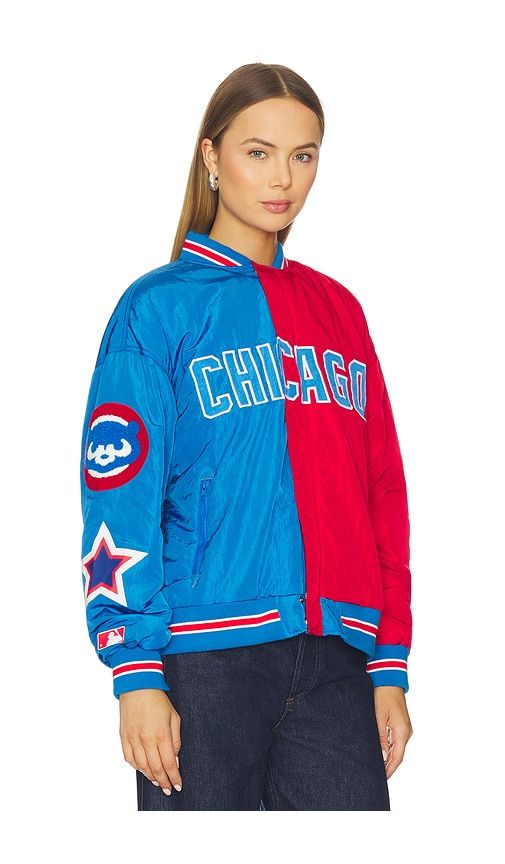 X REVOLVE Chicago Cubs Multi Logo Bomber in . - size S (also in XS) - Terez - Modalova