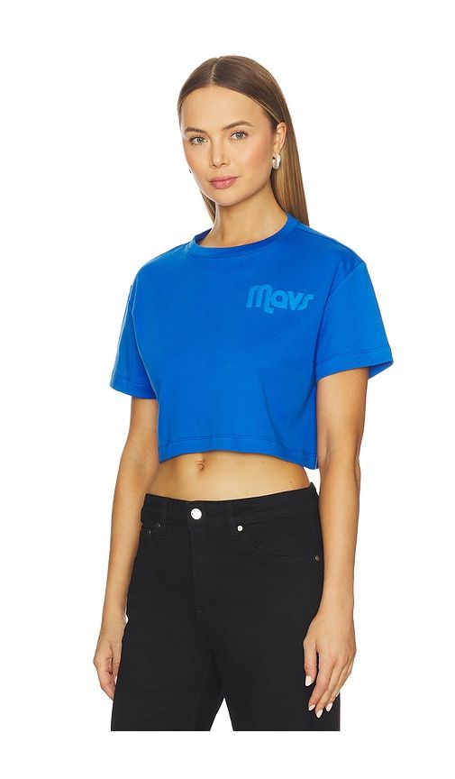 X REVOLVE Mavericks Tonal Crop Logo Tee in . - size S (also in XS, XXS) - Terez - Modalova