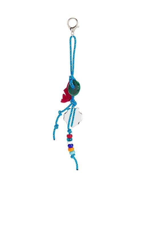 Charms Rope Keychain in Metallic Silver - Timeless Pearly - Modalova