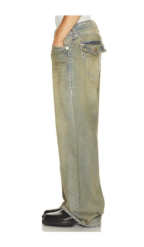 Vinny Super T Flap Jeans in Grey. - size 30 (also in 31, 32, 33, 34, 36) - True Religion - Modalova