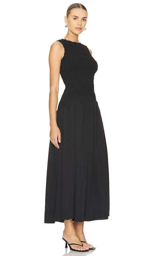Marisol Midi Dress in Black. - size M (also in S) - The Wolf Gang - Modalova