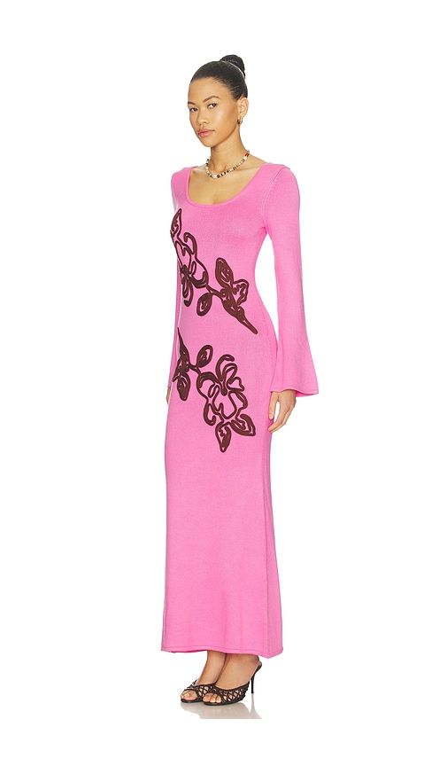 Keiko Maxi Dress in Pink. - size L (also in M, S) - The Wolf Gang - Modalova