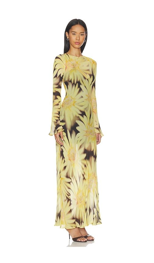 Lottie Maxi Dress in Yellow. - size M (also in S, XS) - The Wolf Gang - Modalova