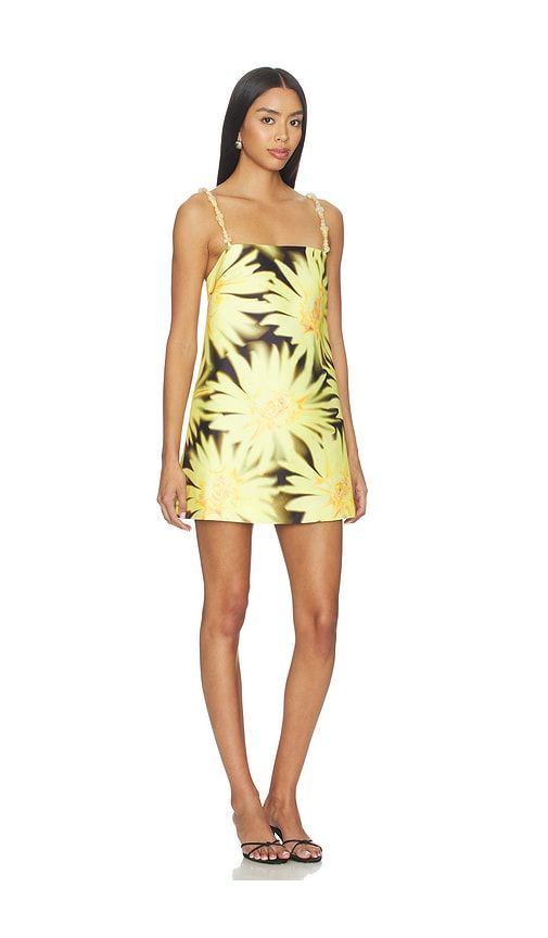 Palma Mini Dress in Yellow. - size L (also in M, S, XL) - The Wolf Gang - Modalova