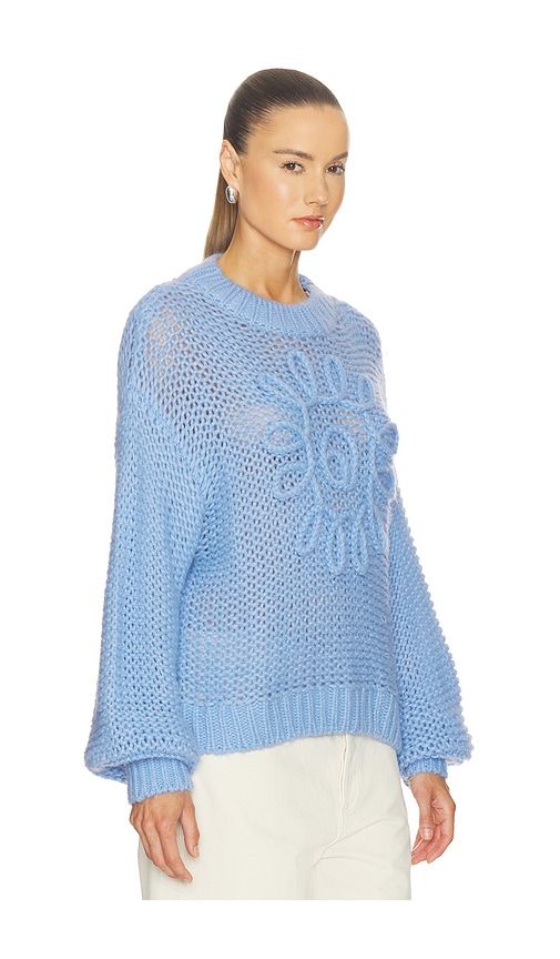 Lucia Knit Sweater in Baby Blue. - size M (also in S, XS) - The Wolf Gang - Modalova