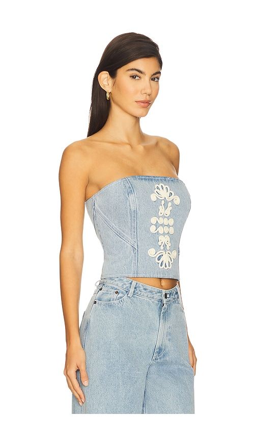 El Toro Bustier in Blue. - size M (also in S, XS) - The Wolf Gang - Modalova