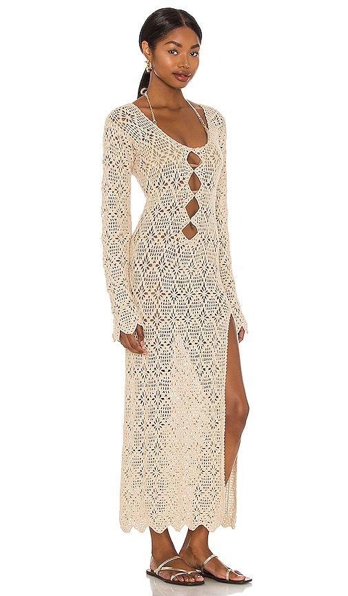Tarik Maxi Dress in Neutral. - size M (also in L, S, XL, XS) - Tularosa - Modalova