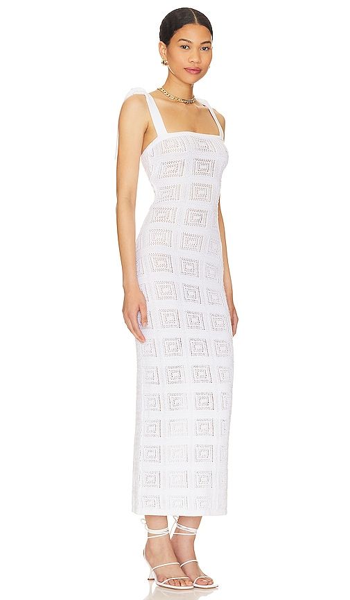 Keani Open Back Dress in White. - size M (also in S) - Tularosa - Modalova
