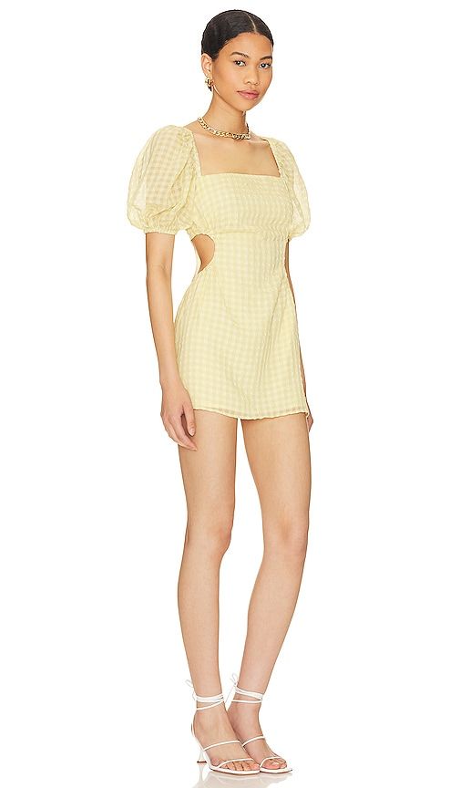 Briony Mini Dress in Yellow. - size M (also in XL) - Tularosa - Modalova