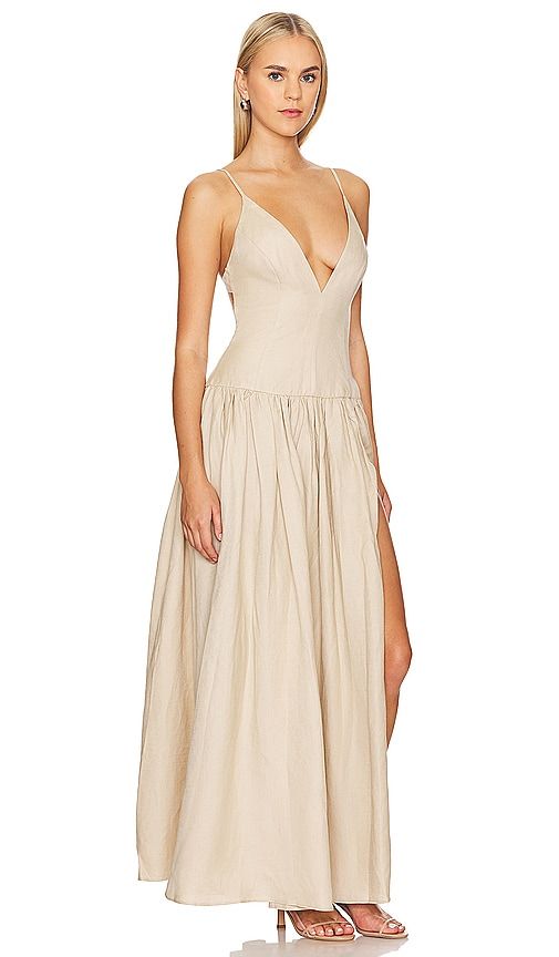 Saylor Maxi Dress in Beige. - size M (also in S, XL) - Tularosa - Modalova