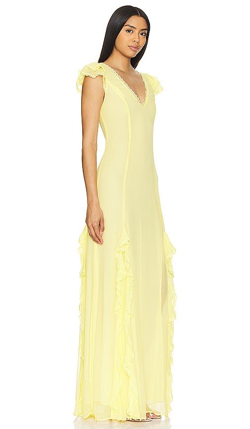 Taylor Gown in Lemon. - size M (also in XXS) - Tularosa - Modalova