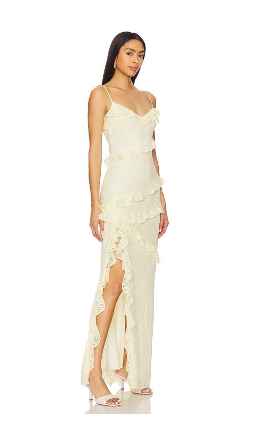 Caila Maxi Dress in Yellow. - size L (also in M, XS) - Tularosa - Modalova