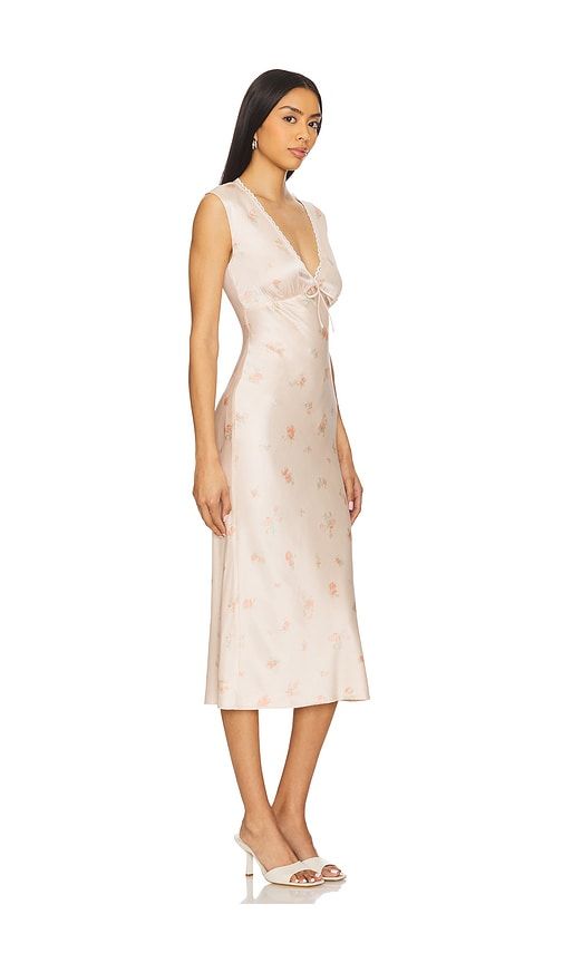 Tina Midi Dress in Blush. - size L (also in M, S) - Tularosa - Modalova