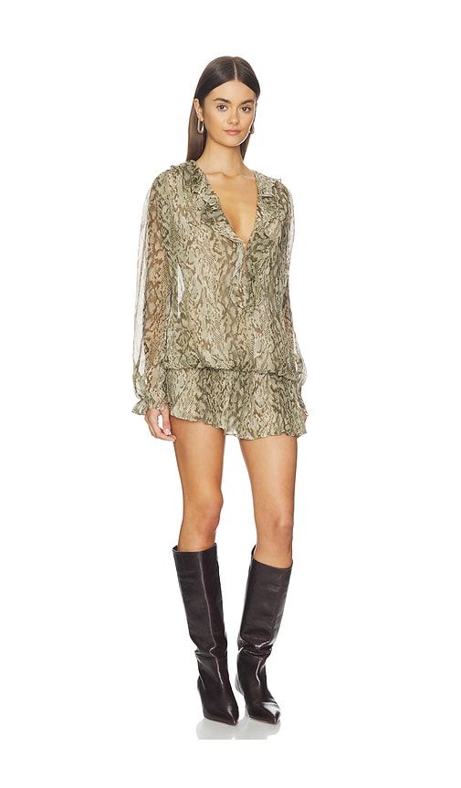 Soca Mini Dress in Sage. - size M (also in S, XL, XS) - Tularosa - Modalova