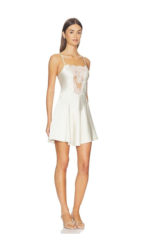 Liora Mini Dress in Beige. - size L (also in M, S, XL, XS) - Tularosa - Modalova