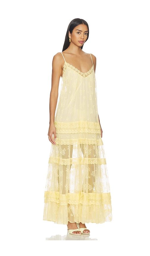 Gracie Maxi Dress in Yellow. - size L (also in M, S, XL) - Tularosa - Modalova