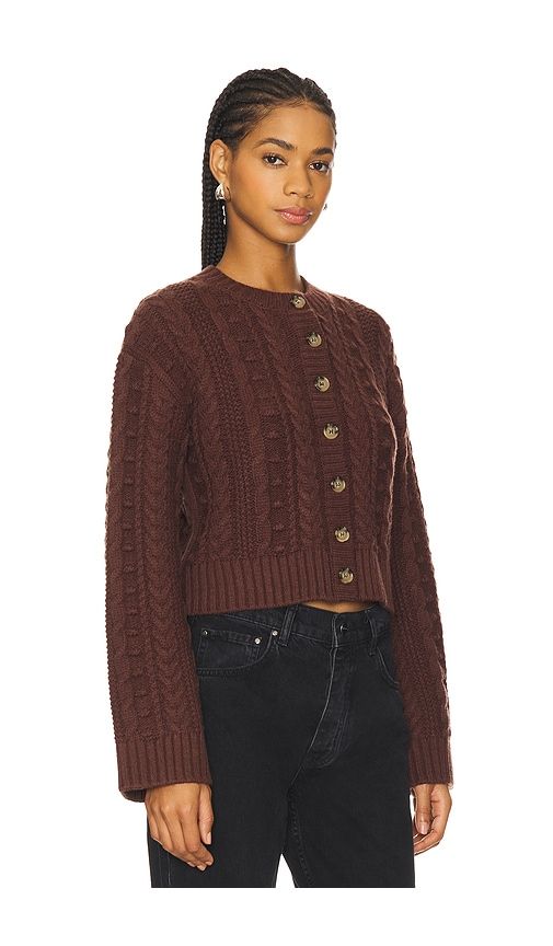 Hunter Cardigan in Chocolate. - size L (also in M) - Tularosa - Modalova
