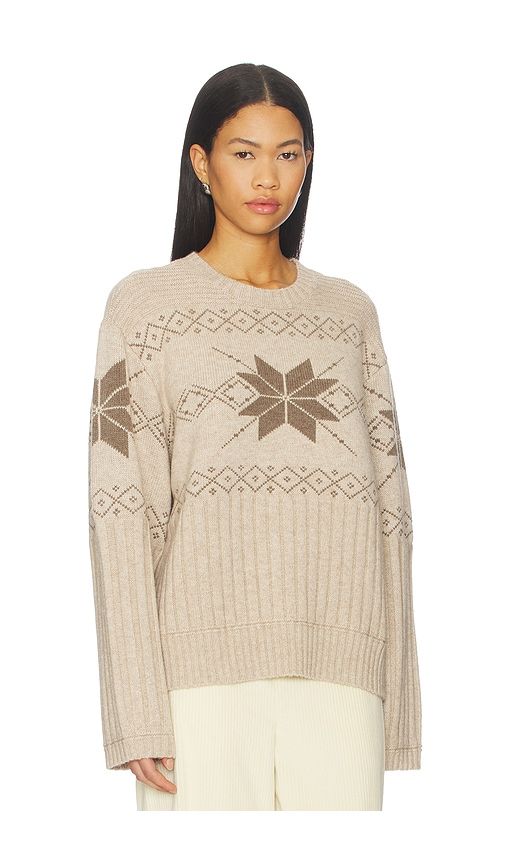 Sammara Fair Isle Sweater in Tan. - size M (also in S, XS) - Tularosa - Modalova