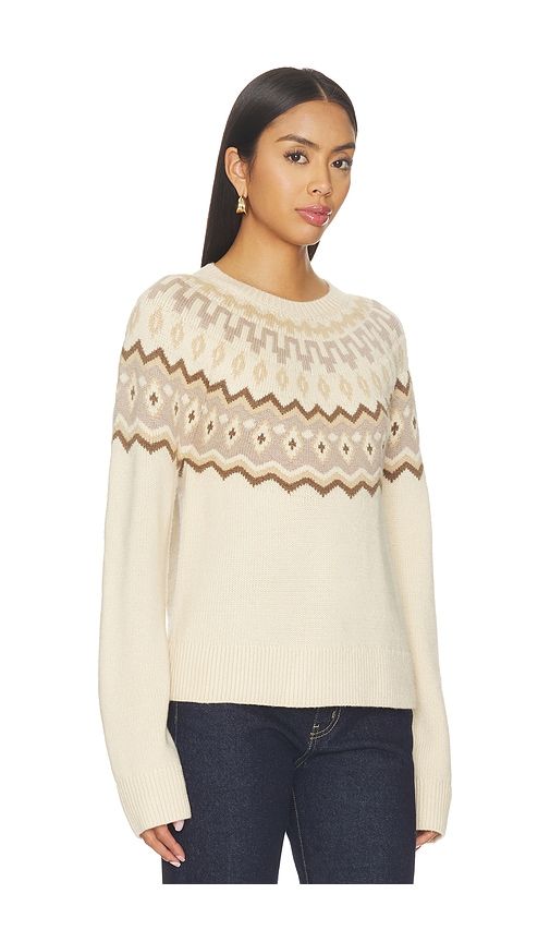 Maralyn Fair Isle Sweater in Ivory. - size L (also in M, S, XS, XXS) - Tularosa - Modalova