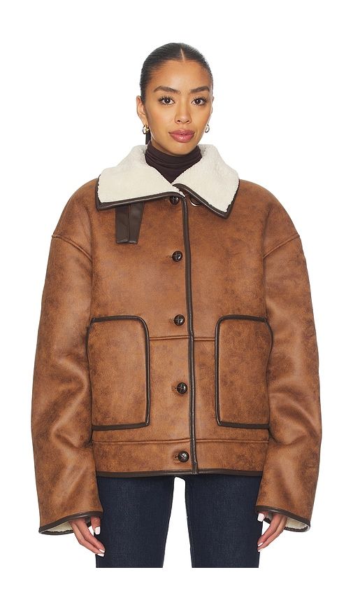 Catie Coat in Brown. - size XS (also in XXS) - Tularosa - Modalova