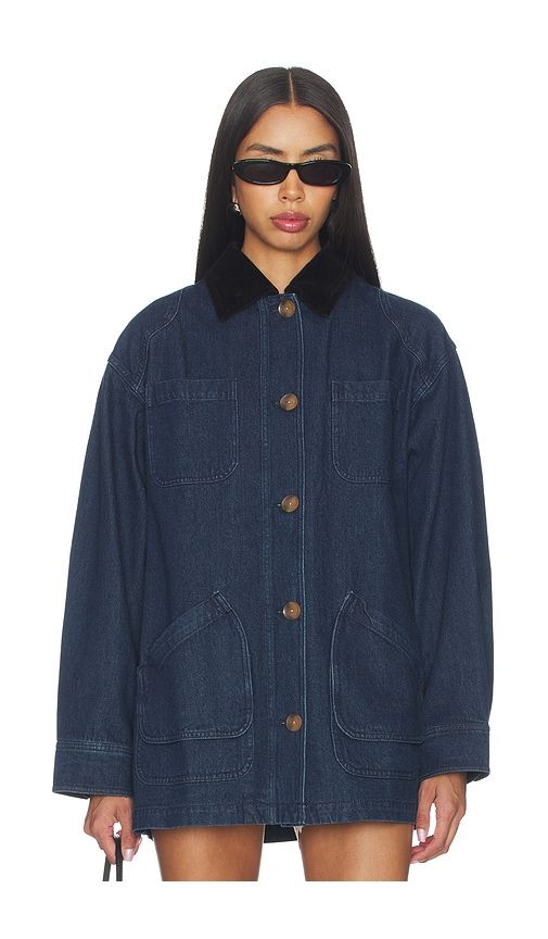 Harlow Barn Jacket in Blue. - size M (also in S, XS) - Tularosa - Modalova