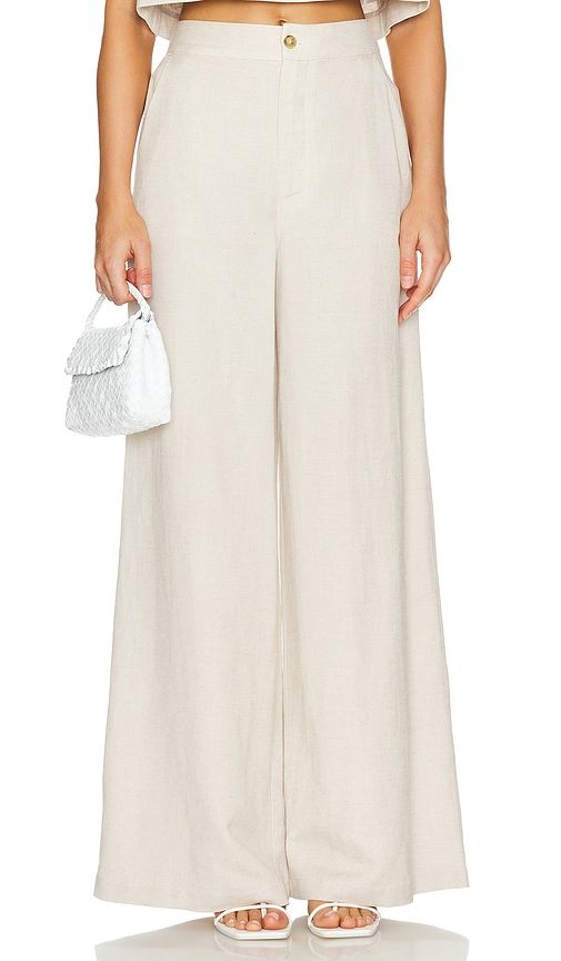 Adara Pant in Beige. - size M (also in L) - Tularosa - Modalova
