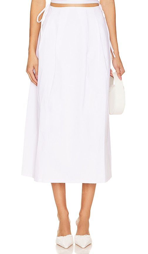 Jess Maxi Skirt in White. - size M (also in XL) - Tularosa - Modalova
