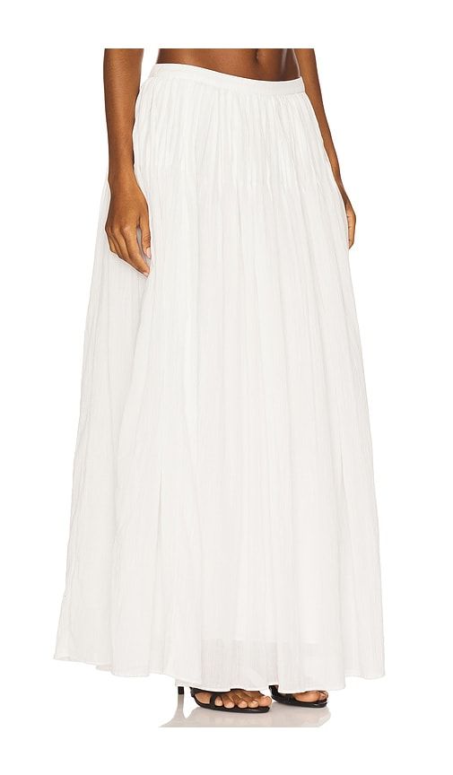 Noor Maxi Skirt in White. - size M (also in XL, XXS) - Tularosa - Modalova