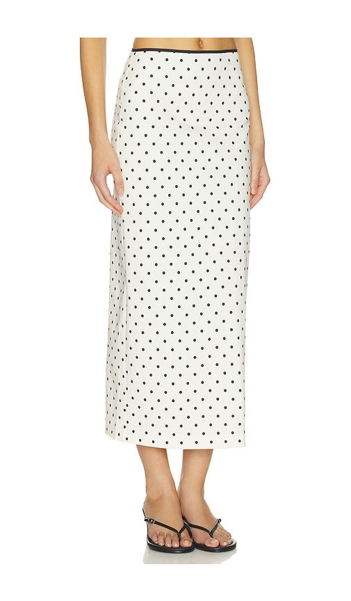 Elowen Midi Skirt in Black & White. - size L (also in M, S, XL, XS) - Tularosa - Modalova
