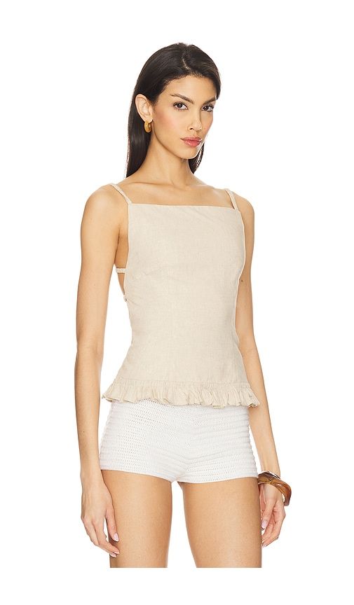 Laura Top in Neutral. - size L (also in M, S, XL) - Tularosa - Modalova